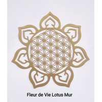 Disque Fleur de Vie Lotus