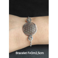 Bracelet Fleur de Vie avec Om Bracelet Fleur de Vie avec Om
