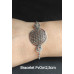 Bracelet Fleur de Vie avec Om (ॐ)