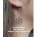 Rosette earrings