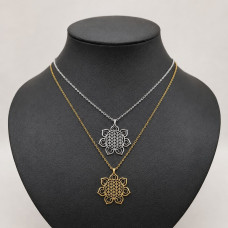 Médaille Fleur de Vie Lotus Médaille Fleur de Vie Lotus